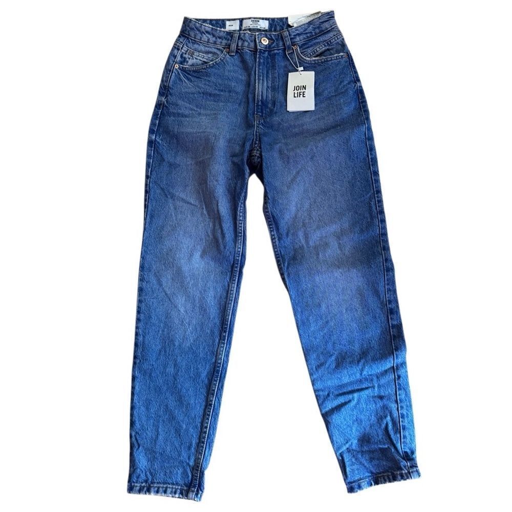 Nwt Bershka Mom Denim Jeans Size 4 — image 5 of 6